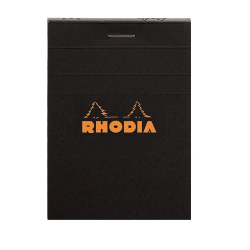 Rhodia #10 Classic Staplebound Notepad - Black