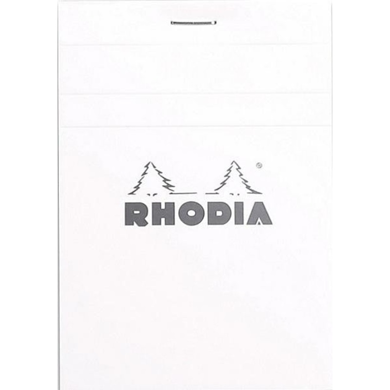 Rhodia #12 Classic Staplebound Notepad - Ice