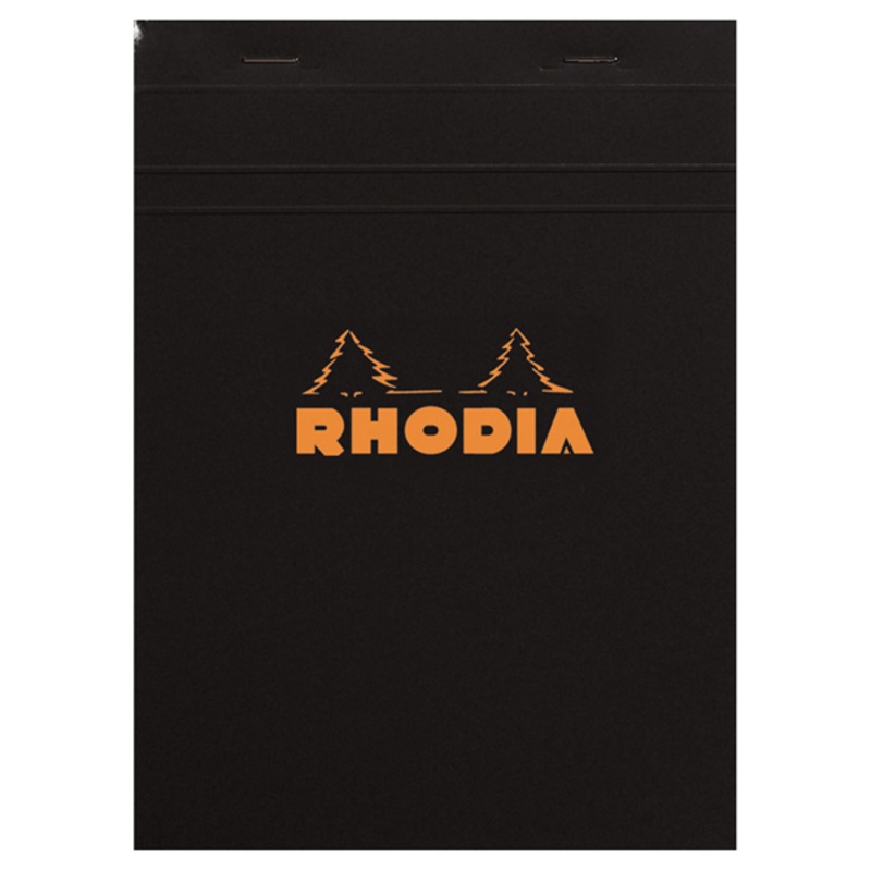 Rhodia #13 Classic Staplebound Notepad - Black