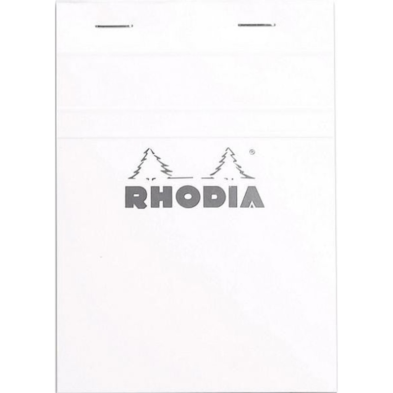 Rhodia #13 Classic Staplebound Notepad - Ice