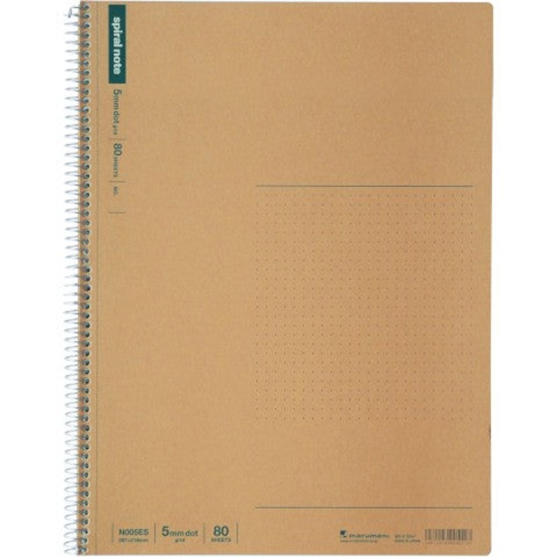 Maruman Spiral Notebook Basic A4 Dot-Grid 5.0mm