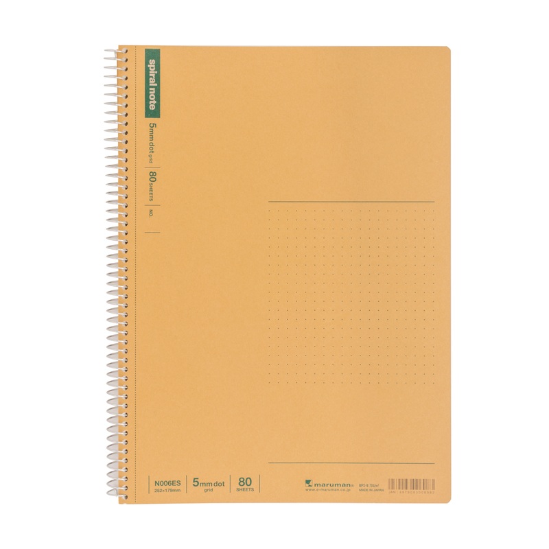 Maruman Spiral Notebook Basic B5 Dot-Grid 5.0mm