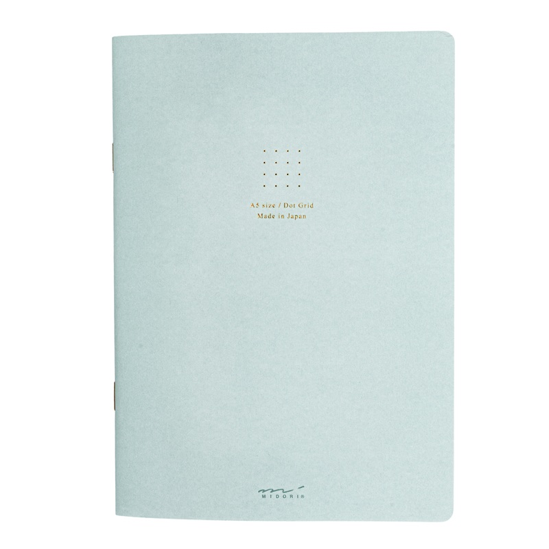Midori A5 Dot Grid Notebook - Blue