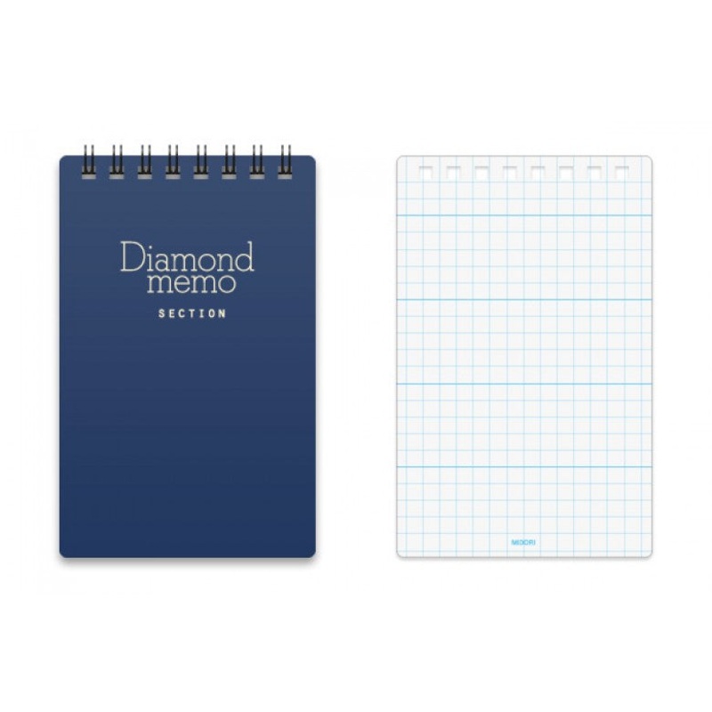 Midori Diamond Memo   - Blue