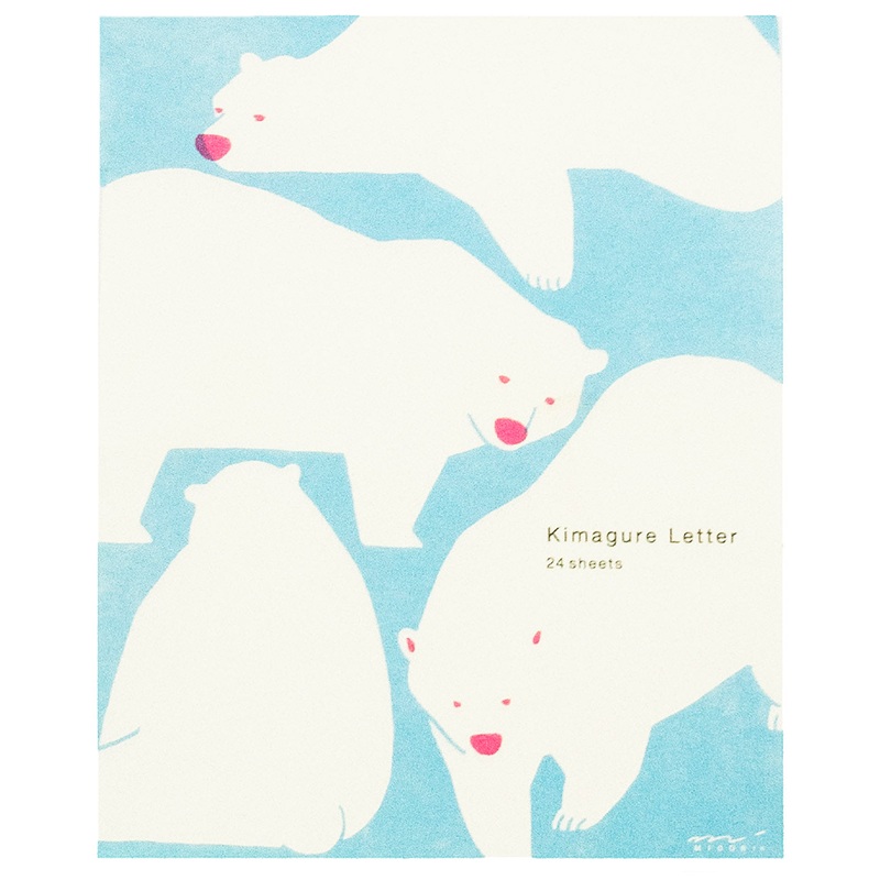 Midori Kimagure Polar Bear Letter Pad