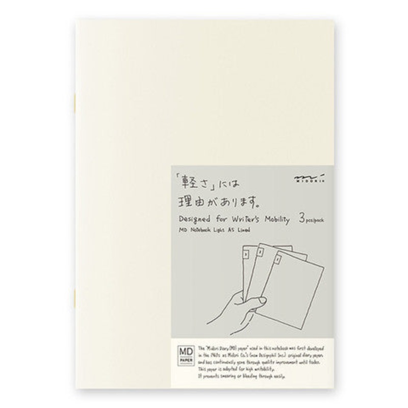 Midori MD Notebook Light A5 (3-Pack)