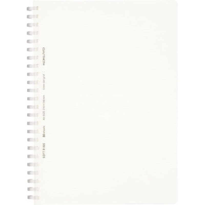 Kokuyo A5 Soft Ring Notebook - Dot Grid