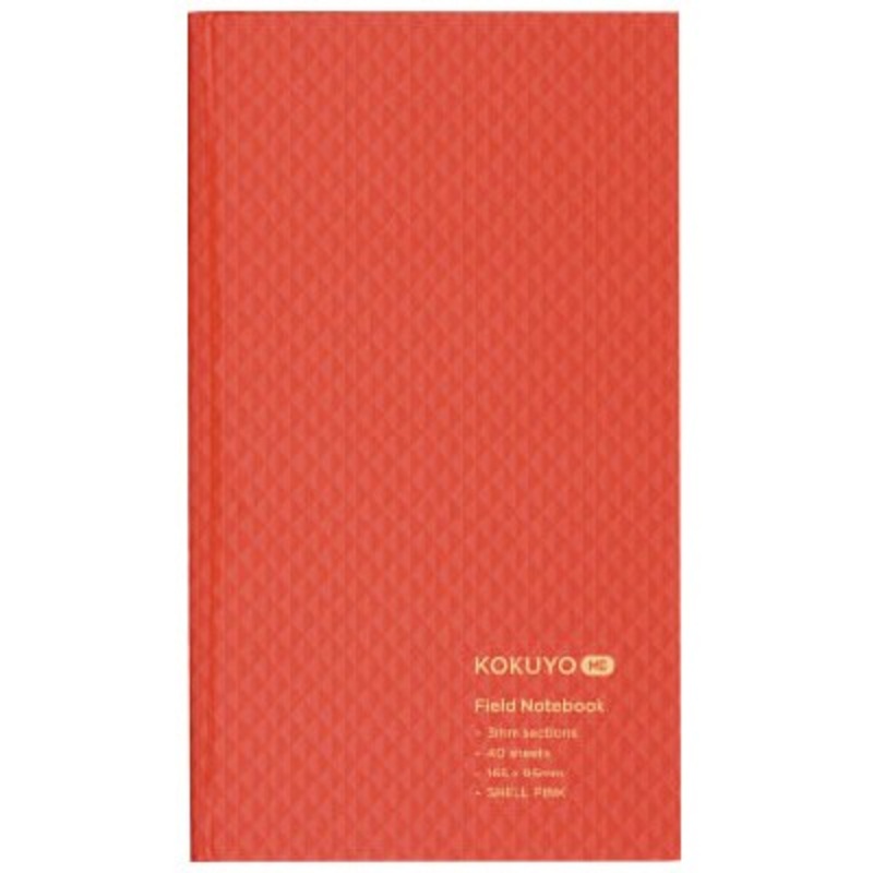 Kokuyo Me Field Notebook 3mm Grid - Pink