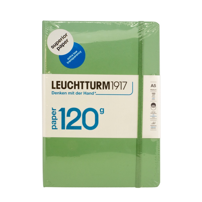 Leuchtturm A5 Medium Dotted Notebook - Sage