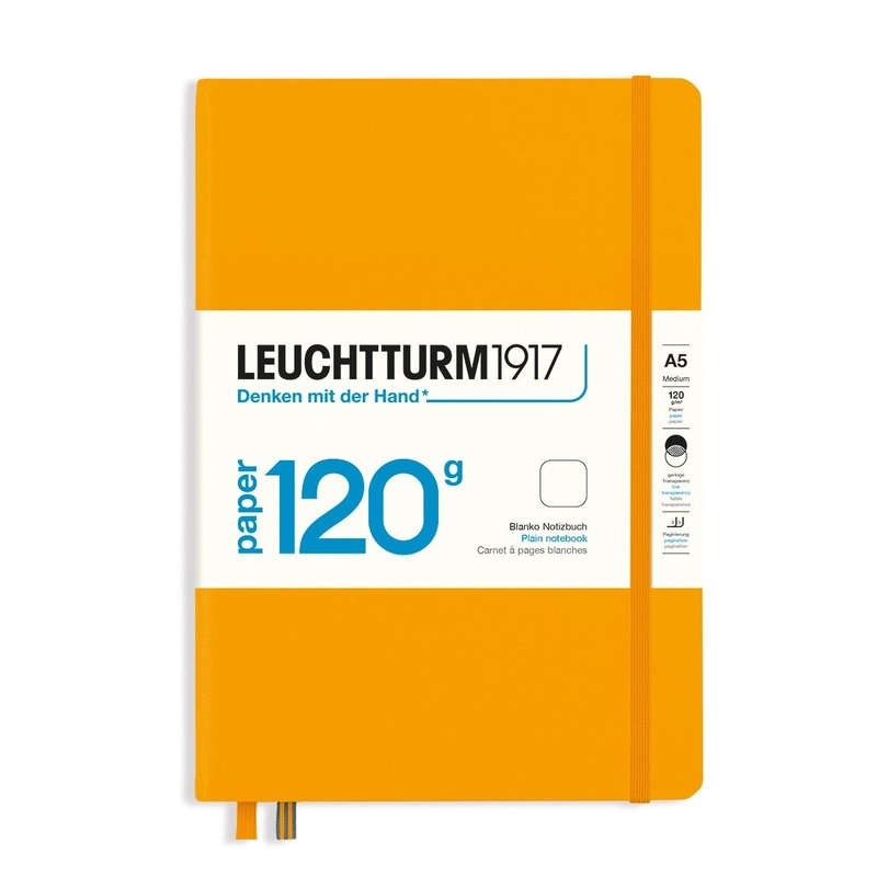 Leuchtturm A5 Medium Plain Notebook - Rising Sun
