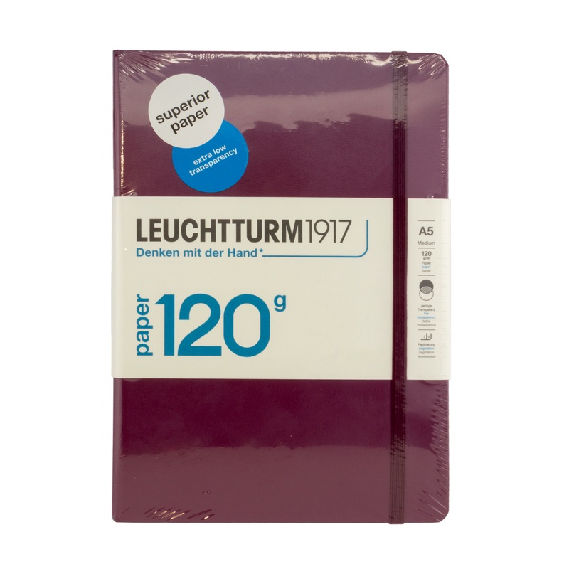 Leuchtturm A5 Medium Ruled Notebook - Port Red