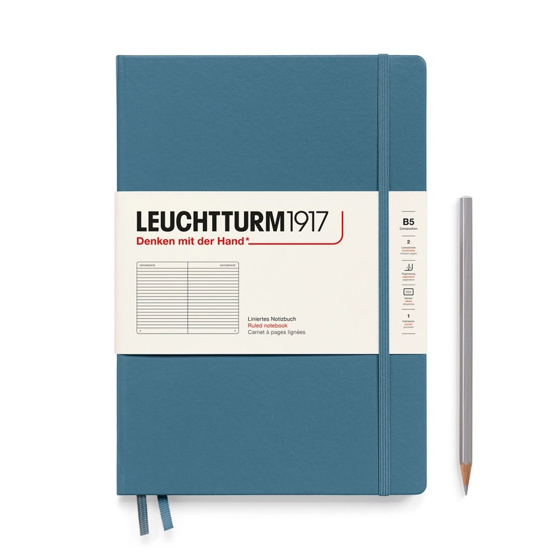 Leuchtturm1917 B5 Composition Softcover Notebook - Pacific Green