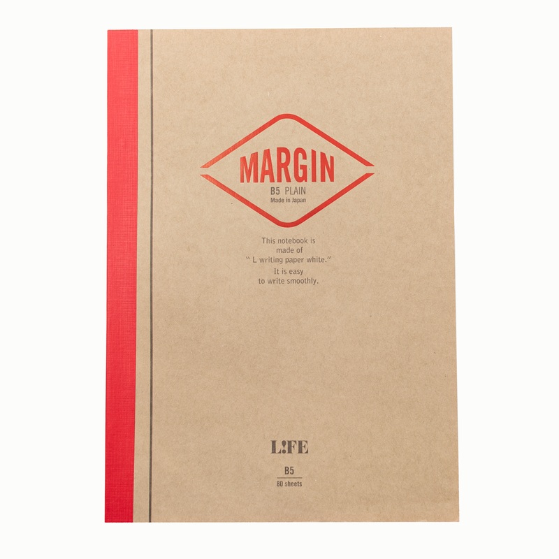 Life Stationery Margin B5 Side Bound Notebook