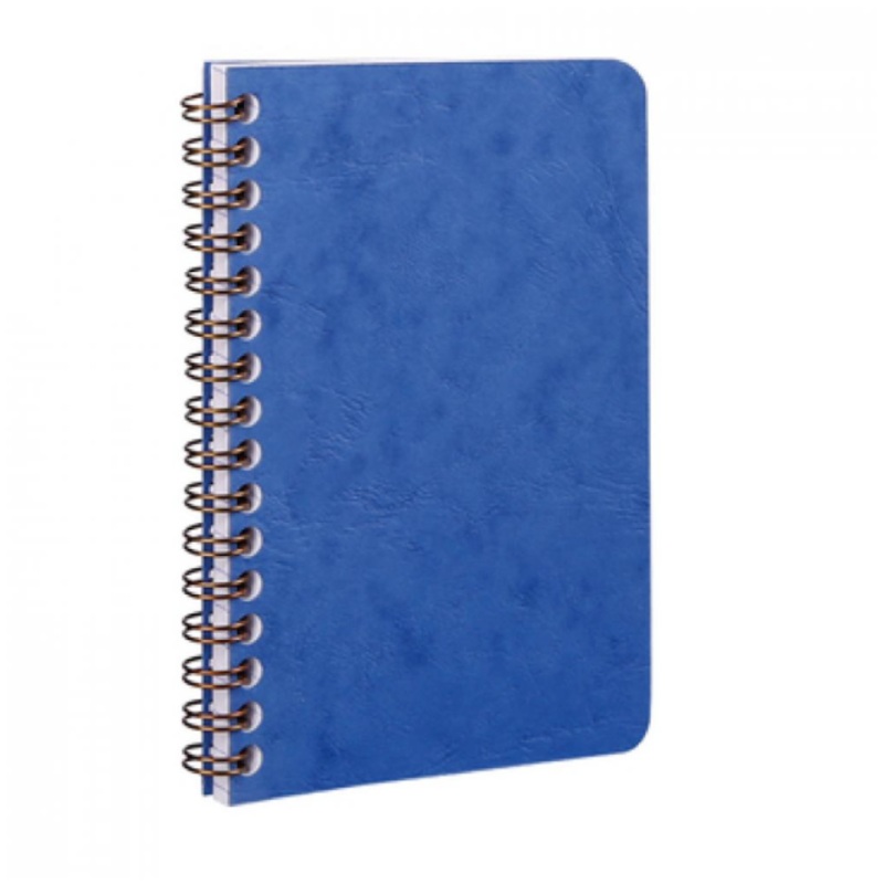 Clairefontaine Basics Side Wirebound Notebook 3  x 5  Blue, Lined