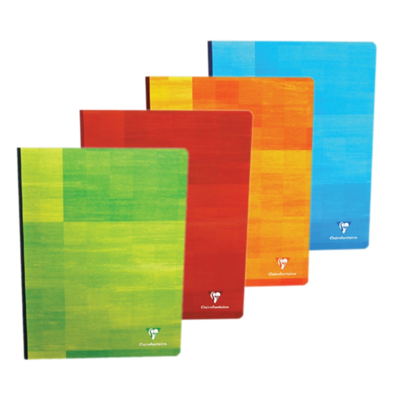 Clairefontaine Classics A4 Side Clothbound Notebook- French Ruled