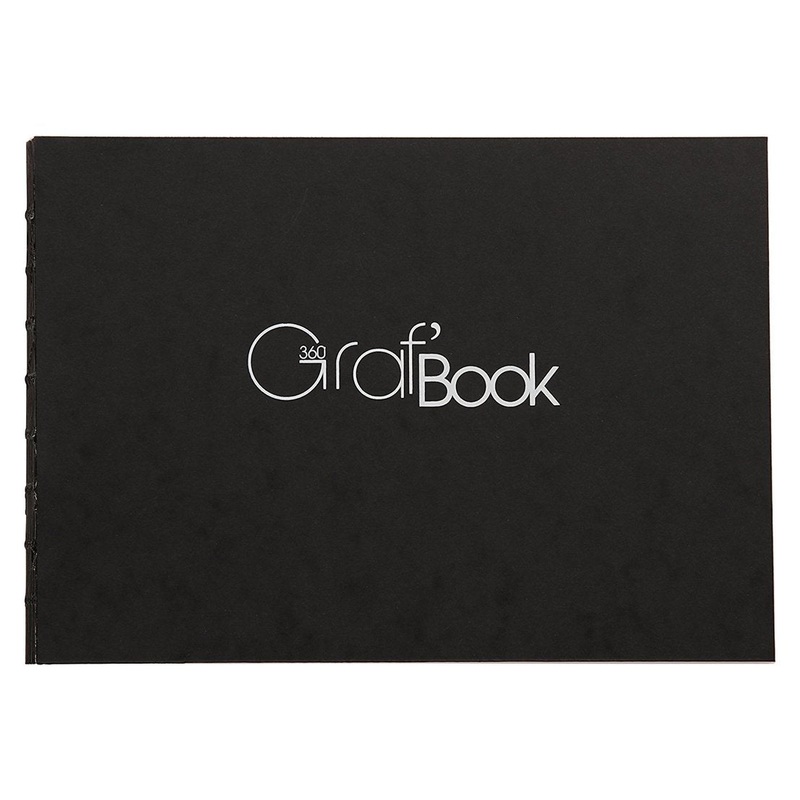 Clairefontaine Graf Book 360 Sketchbook- 4 1/3" x 6 2/3" Landscape Orientation