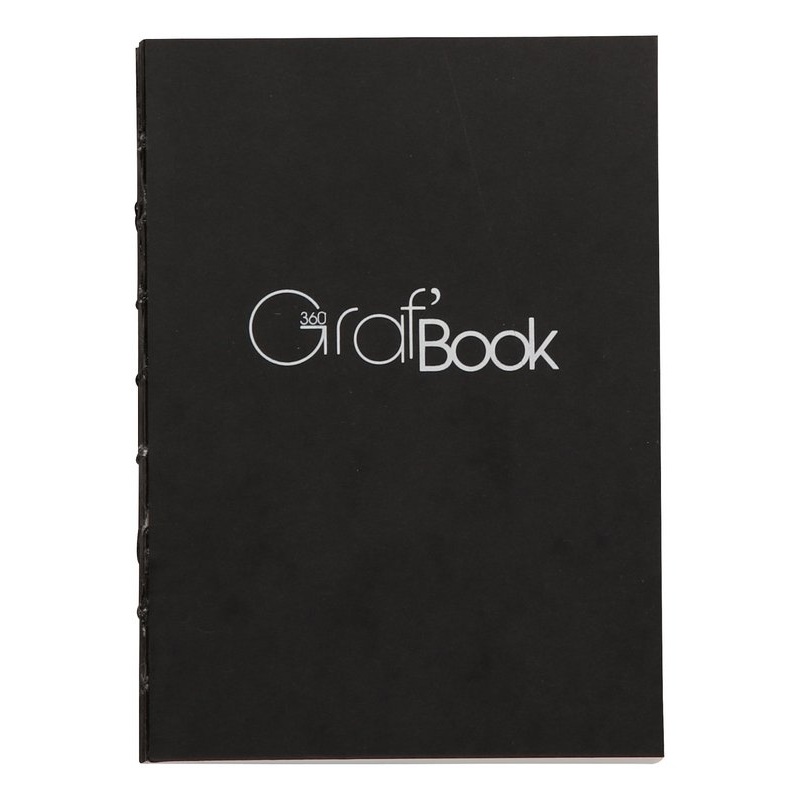 Clairefontaine Graf Book 360 Sketchbook- 8 1/4" x 11 3/4" (A4) Portrait Orientation
