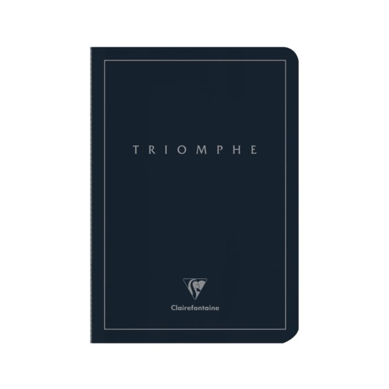 Clairefontaine Triomphe A5 Lined Notebook Dark Blue