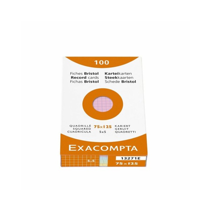 Exacompta Bristol  Index Cards Assorted Colors