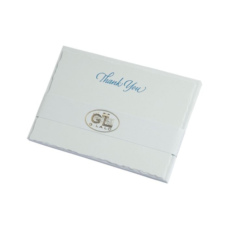 G. Lalo Thank You Deckle Edge Cards