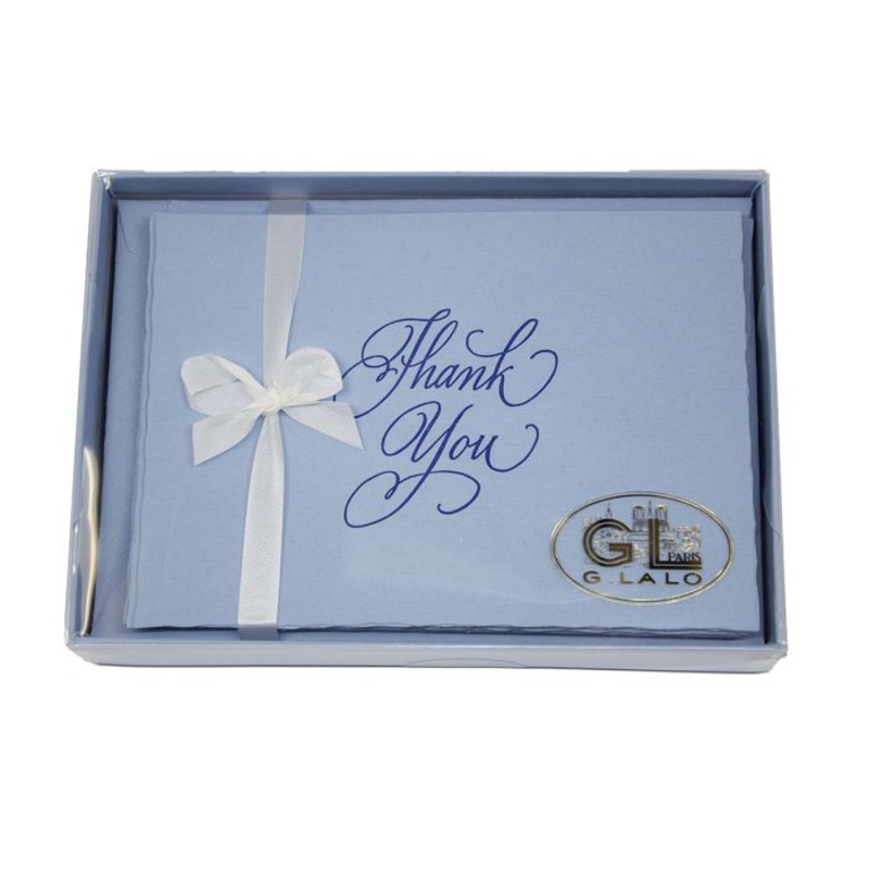 G. Lalo Thank You Gift Box 4  x 6- Blue