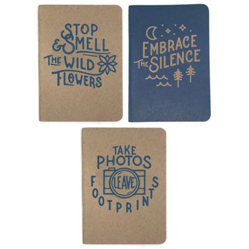 Gibbs Smith Solitude 3-Pack Notebooks