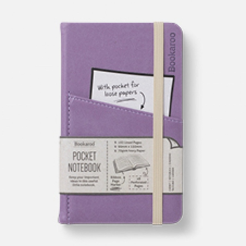 If Bookaroo  A6 Pocket Notebook - Aubergine