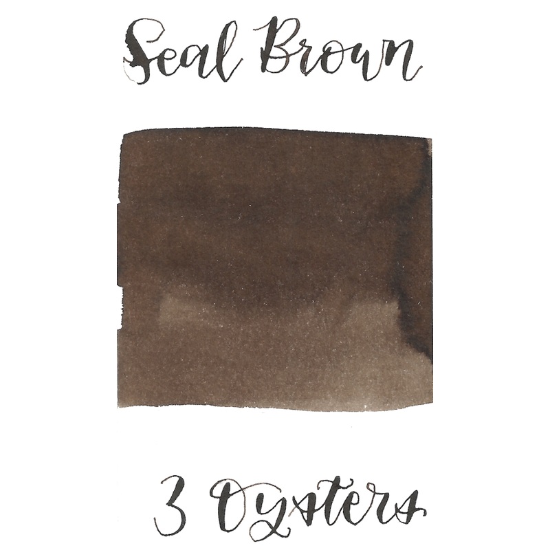 3 Oysters Ink - Delicious Seal Brown