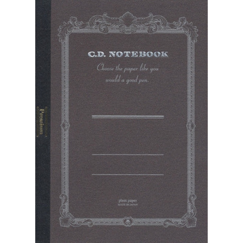 APICA CD A6 Notebook- Black Blank