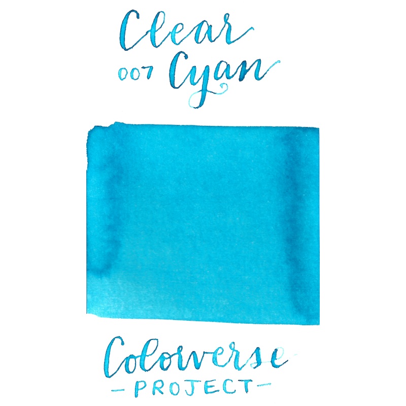 Colorverse Project No. 007 Clear Cyan