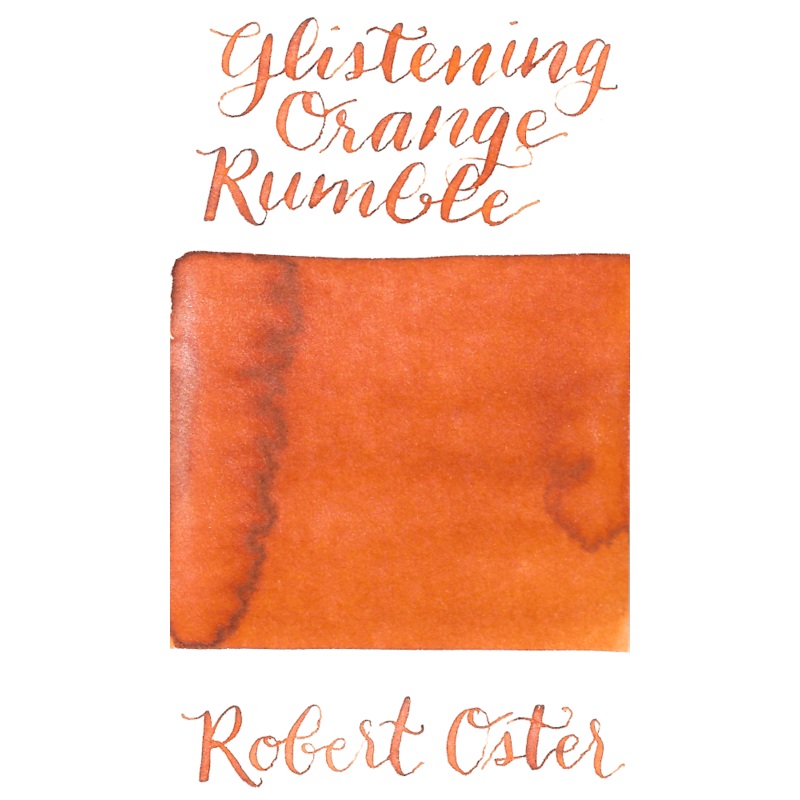 Robert Oster Shake & Shimmer Glistening Orange Rumble