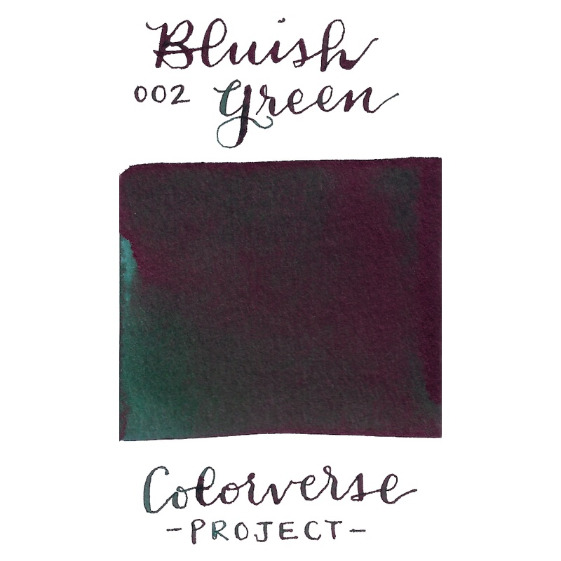 Colorverse Project No. 002 Bluish Green