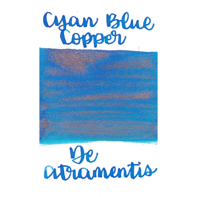 De Atramentis Pearlescent Cyan Blue Copper