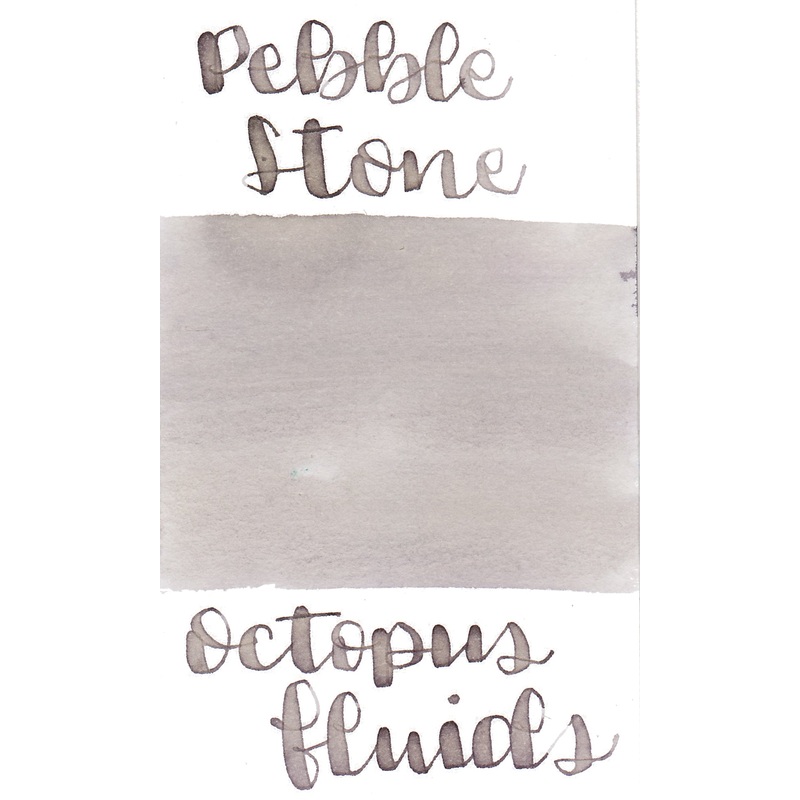 Octopus Pebble Stone Ink