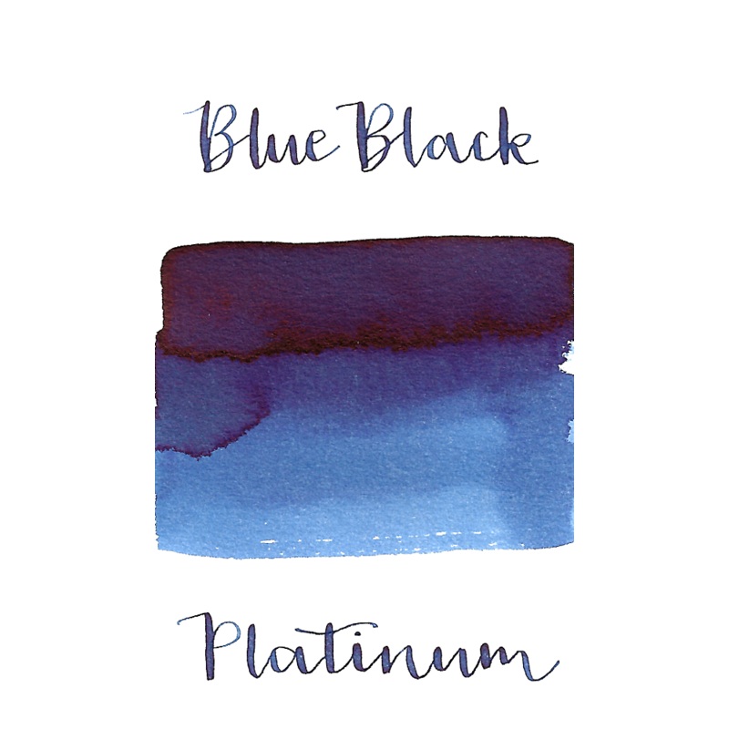 Platinum Dyestuff Blue Black Ink