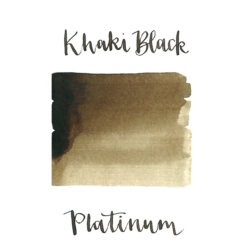 Platinum Classic Khaki Black Ink