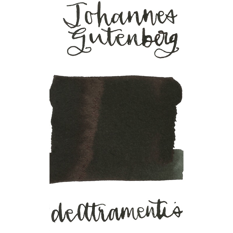 De Atramentis Johannes Gutenberg, Black