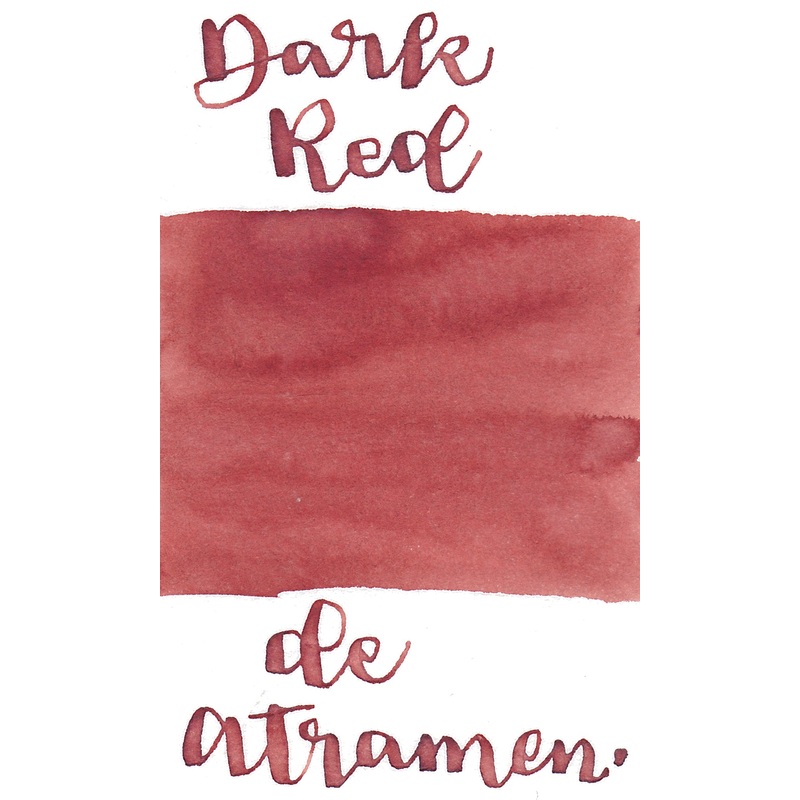De Atramentis Artist Ink Dark Red