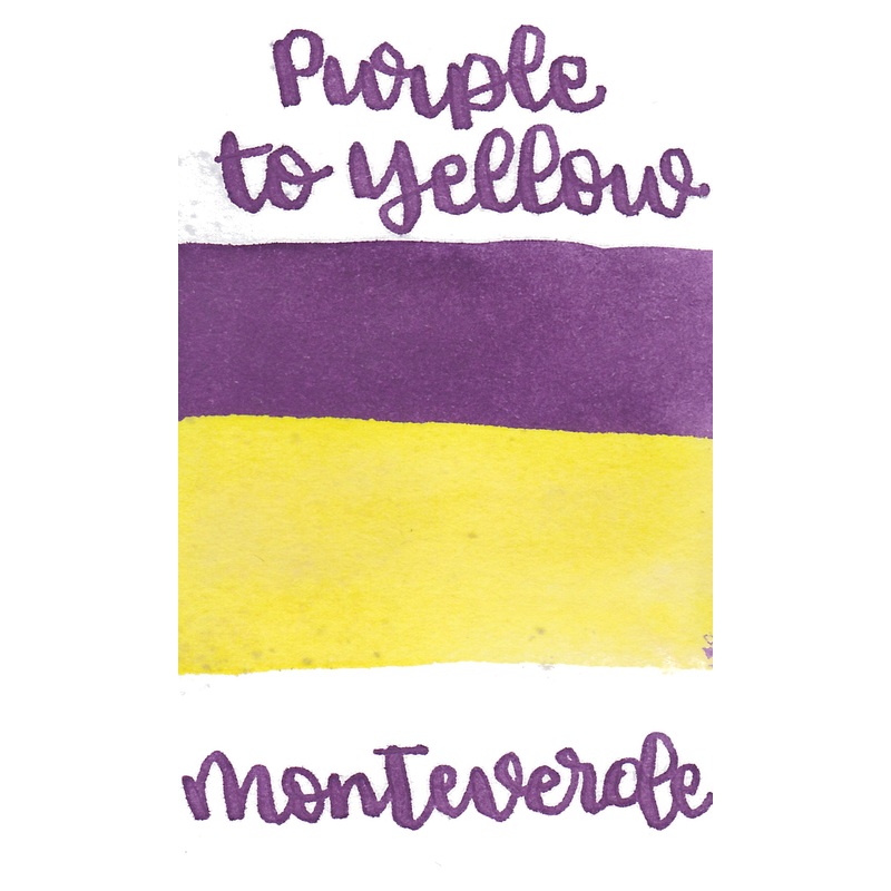 Monteverde Color Changing Ink - Purple to Yellow