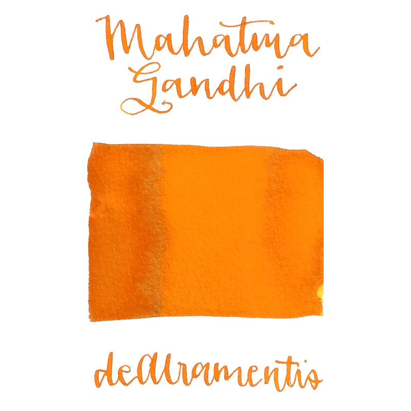 De Atramentis Mahatma Gandhi, Saffron