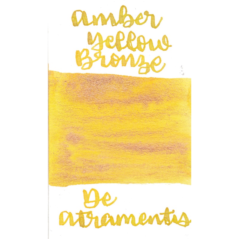 De Atramentis Pearlescent Amber Yellow Bronze