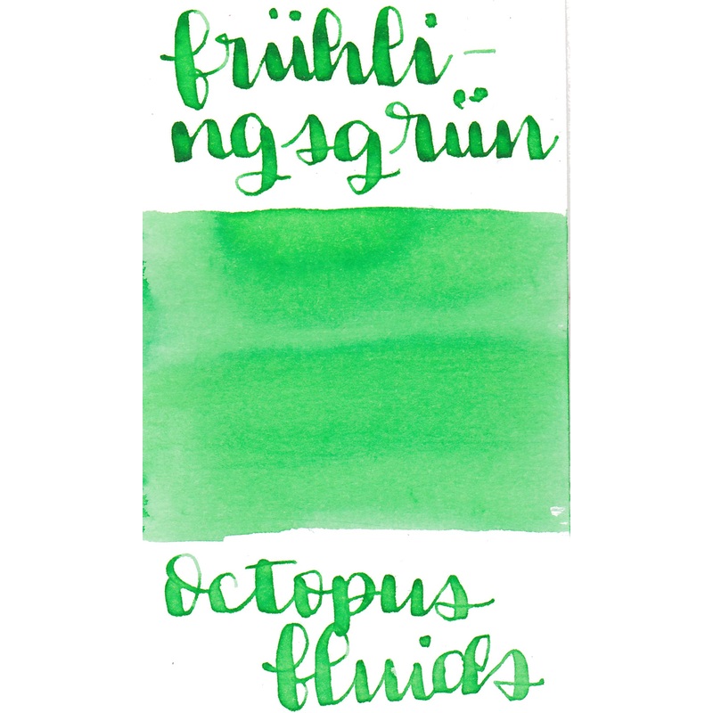 Octopus Fruhlingsgrun (Spring Green) Writing Ink