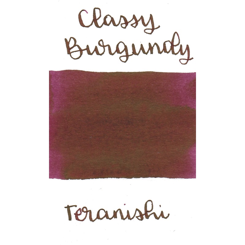Teranishi Guitar Ink - Classy Burgundy