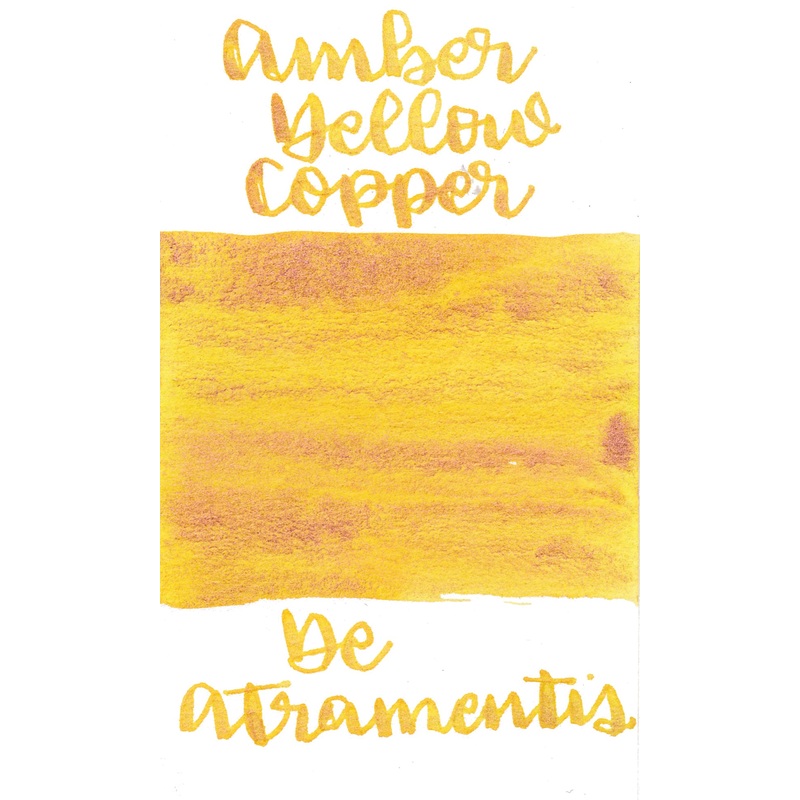 De Atramentis Pearlescent Amber Yellow Copper