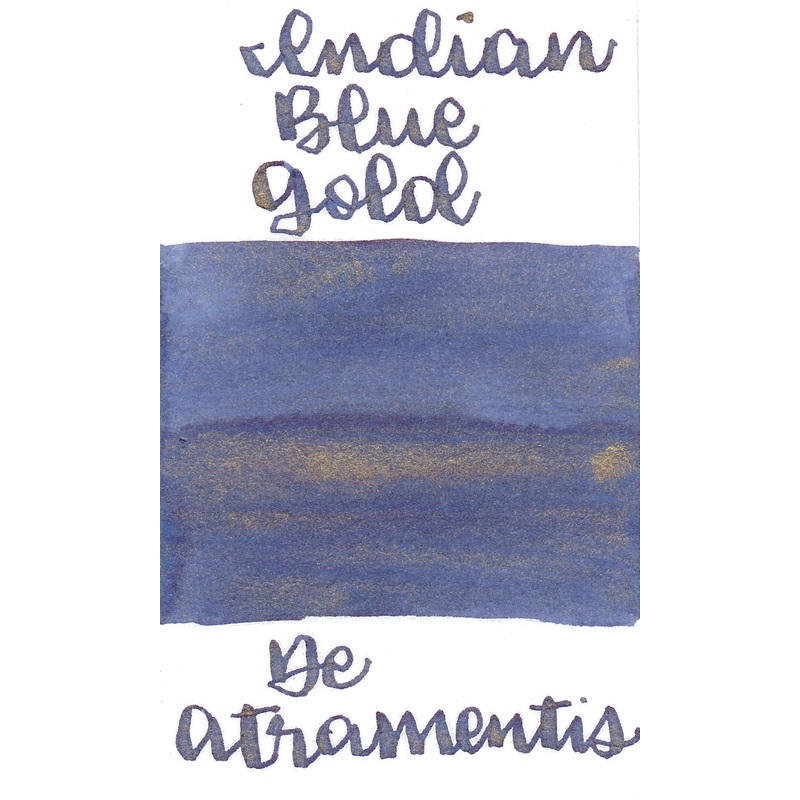 De Atramentis Pearlescent Indian Blue Gold