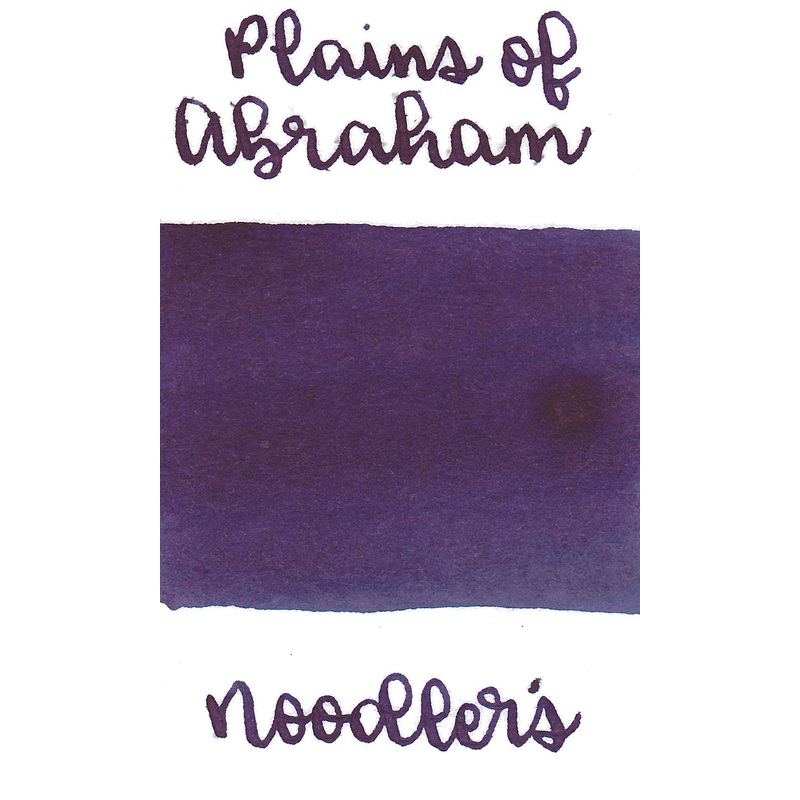 Noodler's Blue Upon the Plains of Abraham