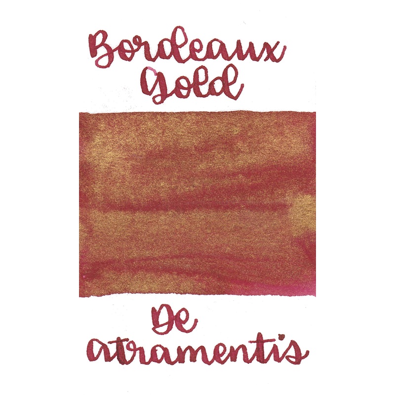 De Atramentis Pearlescent Bordeaux Red Gold