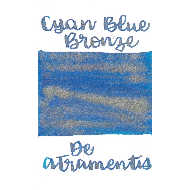 De Atramentis Pearlescent Cyan Blue Bronze