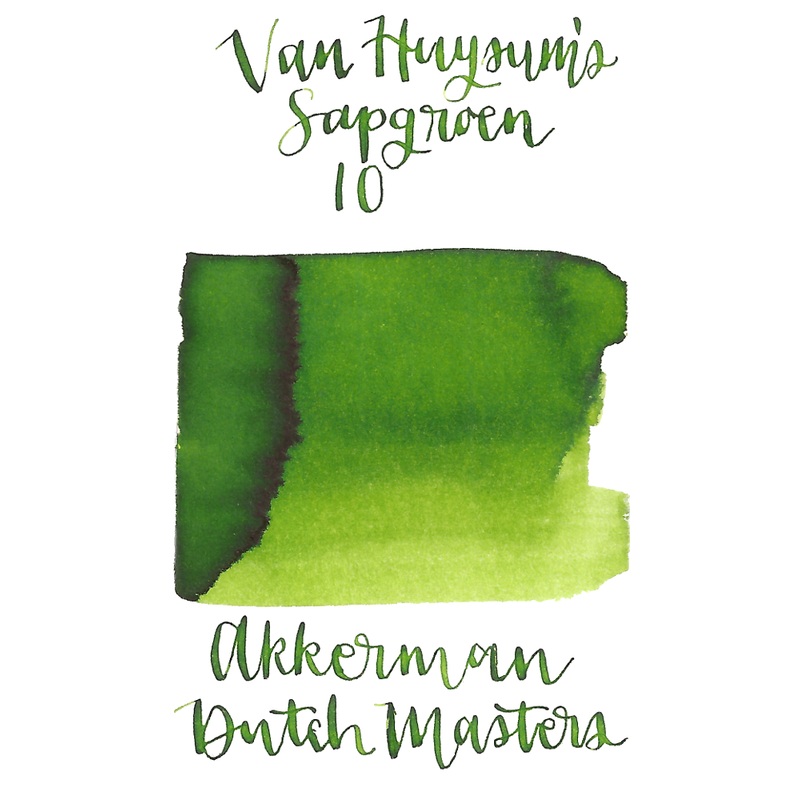Akkerman Ink Dutch Masters 10 van Huysum's sapgroen "sap green"