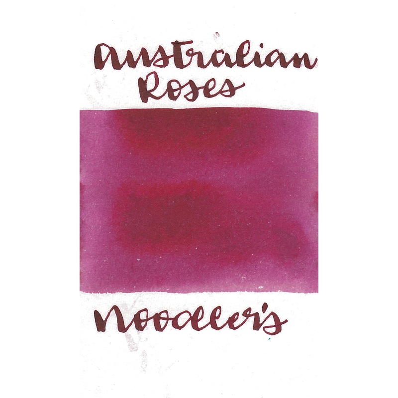 Noodler's Black Swan in Australian Roses